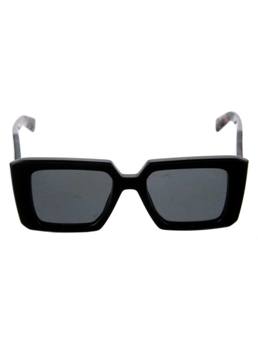 Prada Square Tinted Sunglasses - Black Tortoiseshell